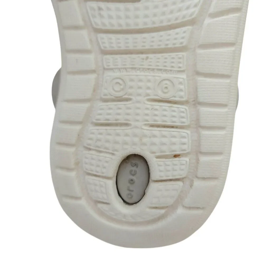 Crocs Literide Clogs Sandals Little Kids 6 Pink White